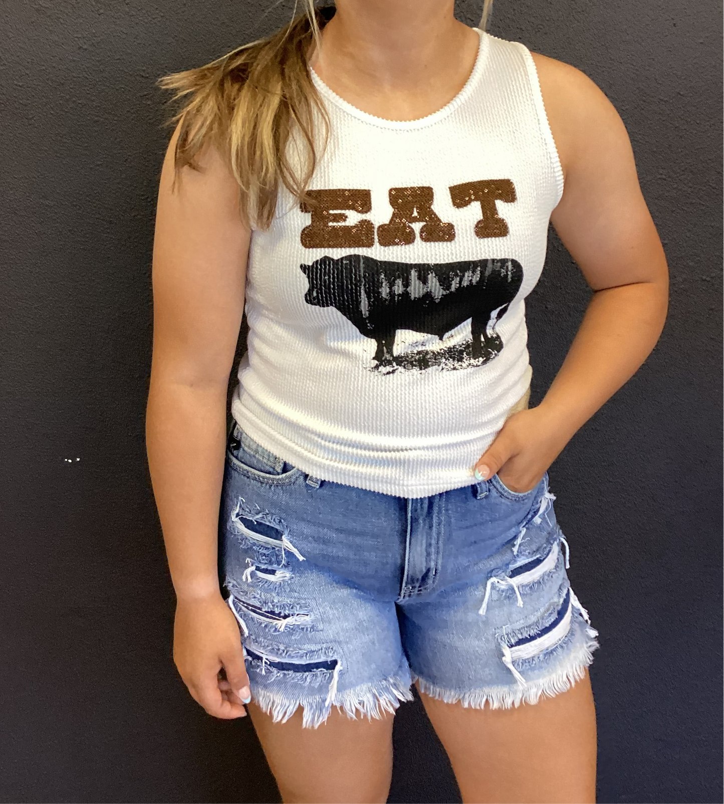 Eat Beef Tank