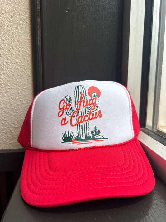 Hug A Cactus Trucker