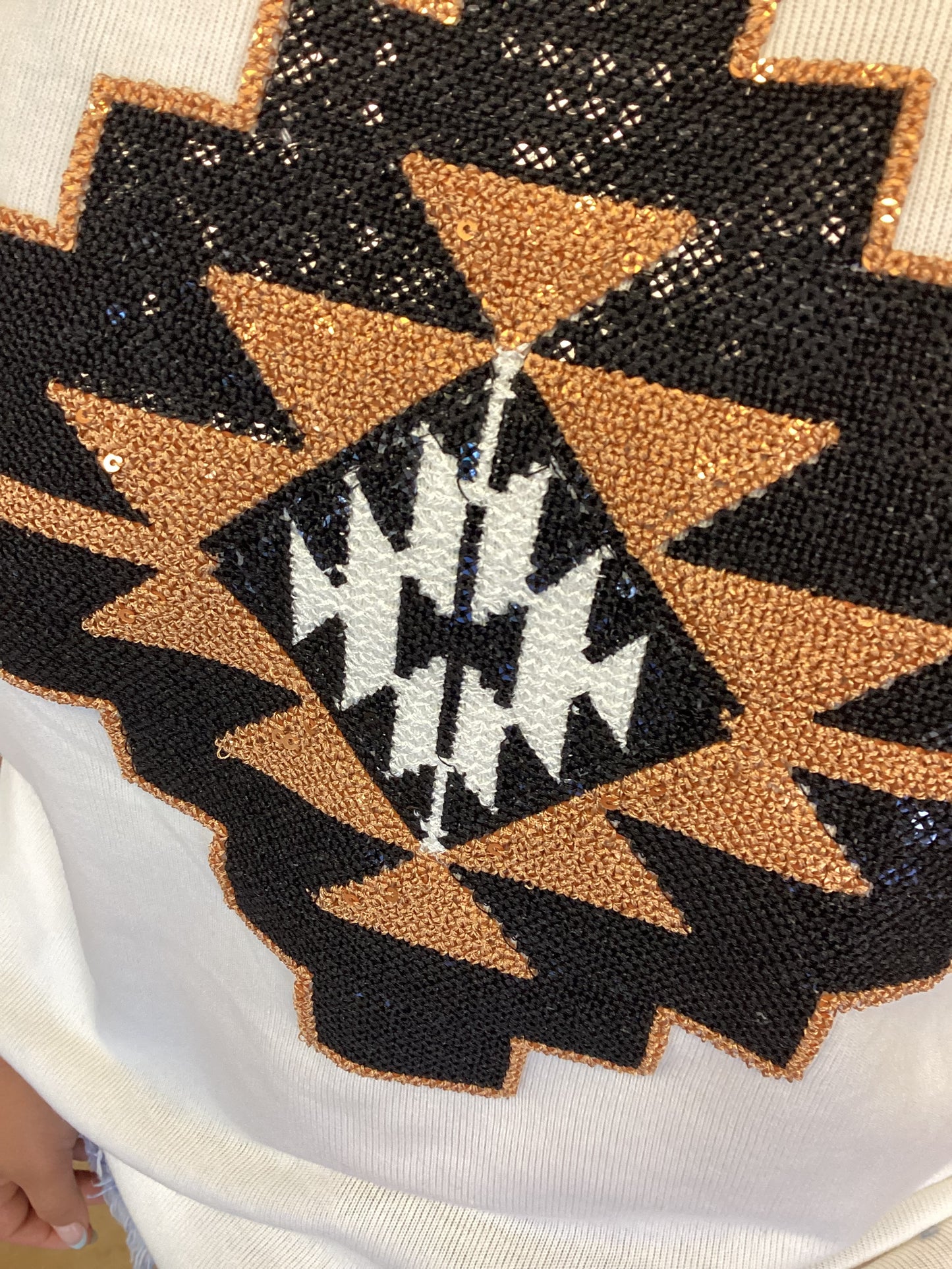 Aztec Sparkle Top