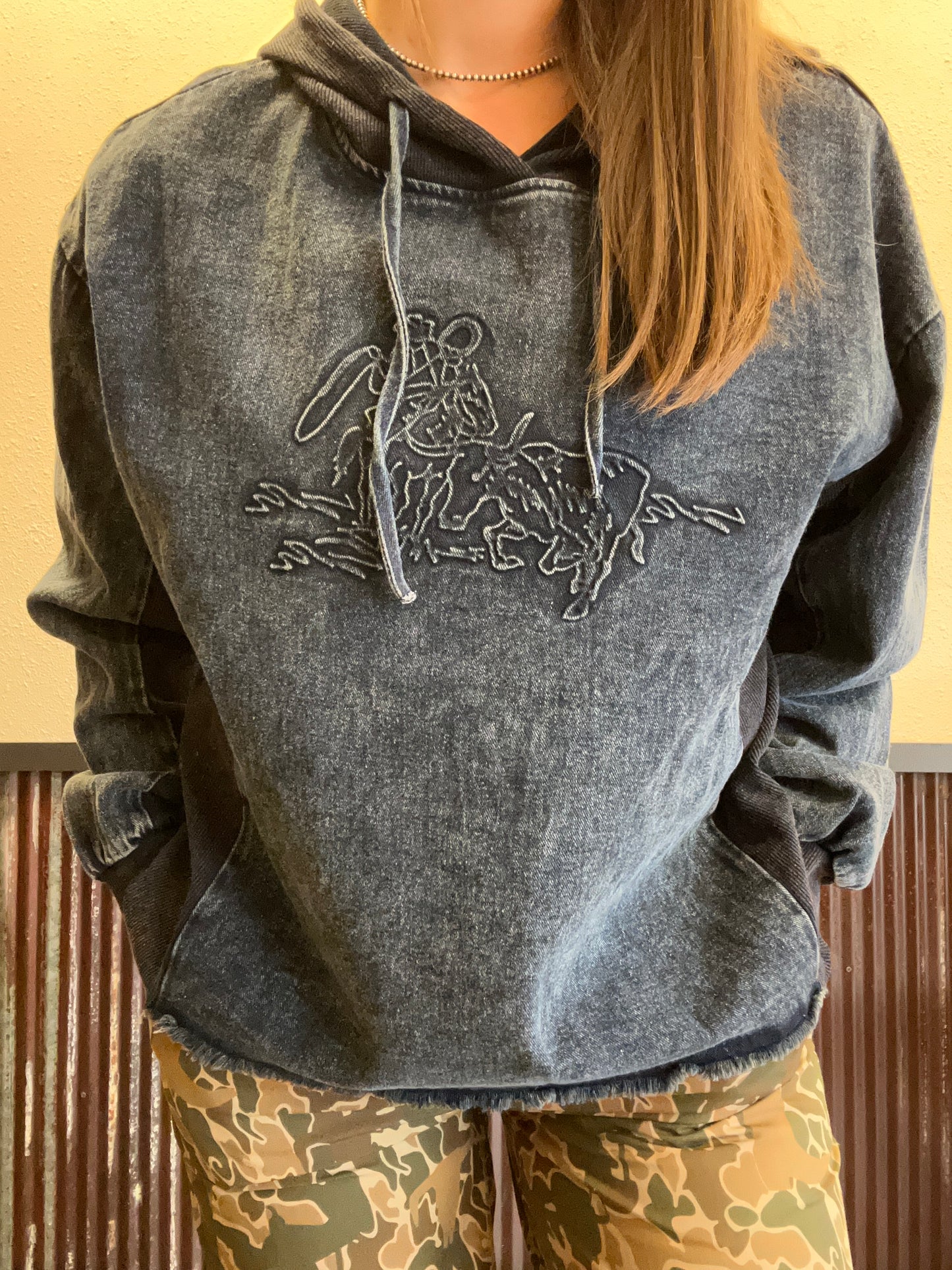 Denim Hoodie
