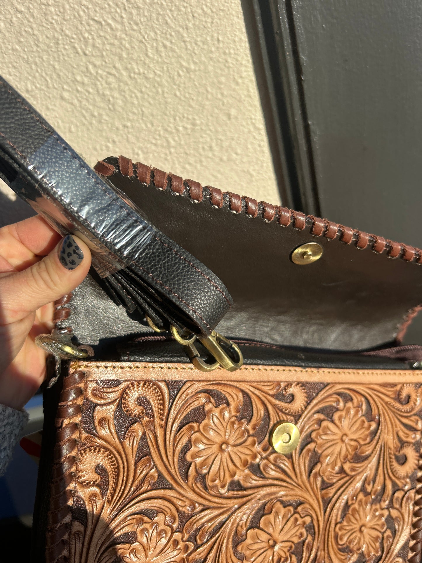Crossbody Leather Purse