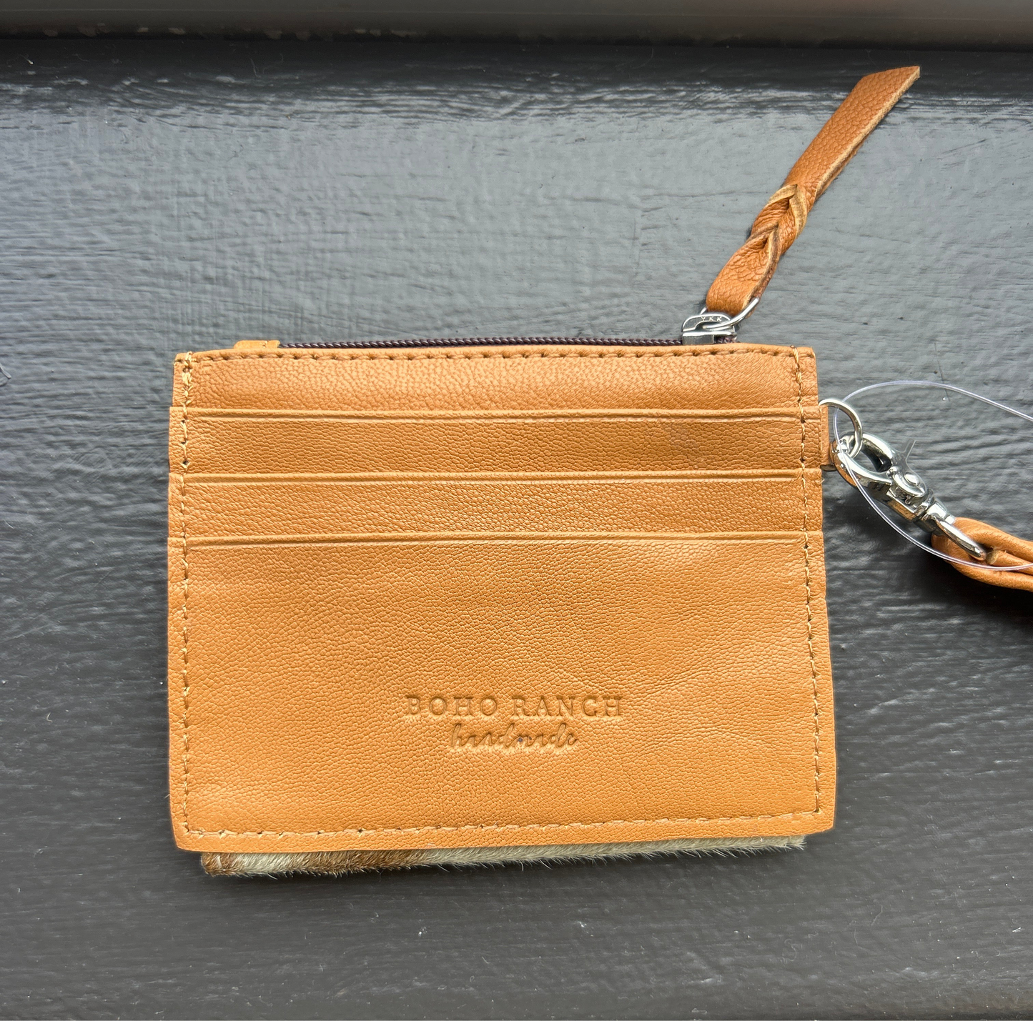 Cowhide Wristlet