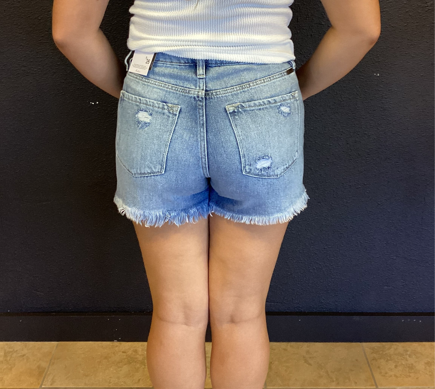 High Rise Mom Short
