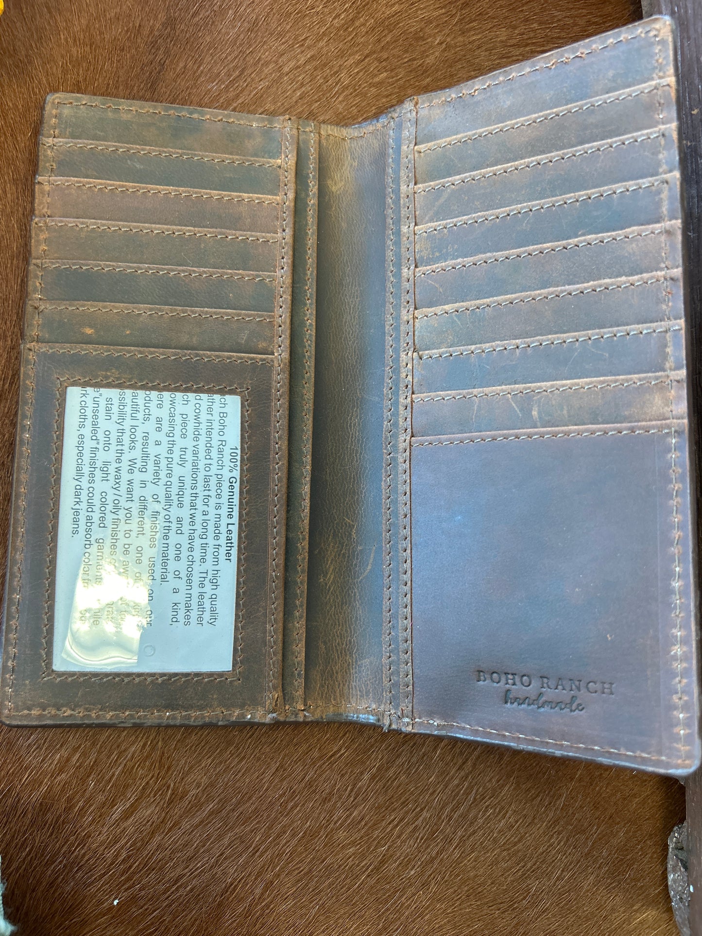 Tooled Leather Wallet