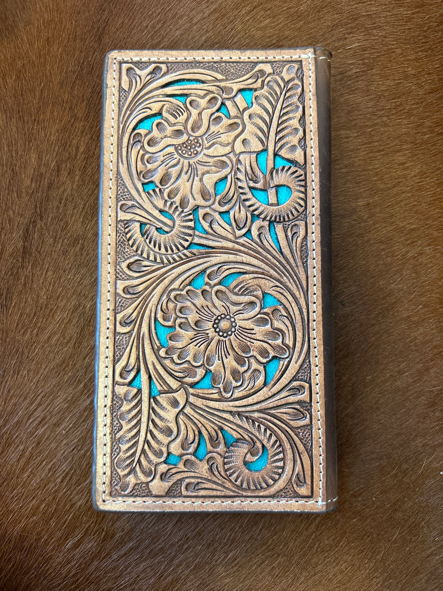 Tooled Leather Wallet