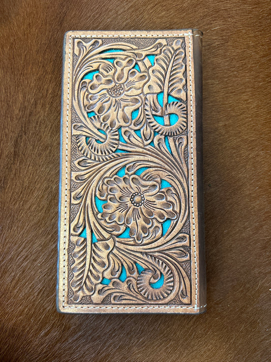 Tooled Leather Wallet