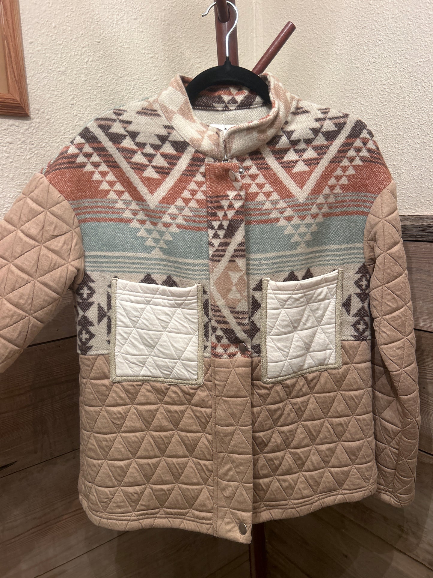 Quilted Aztec Jacket