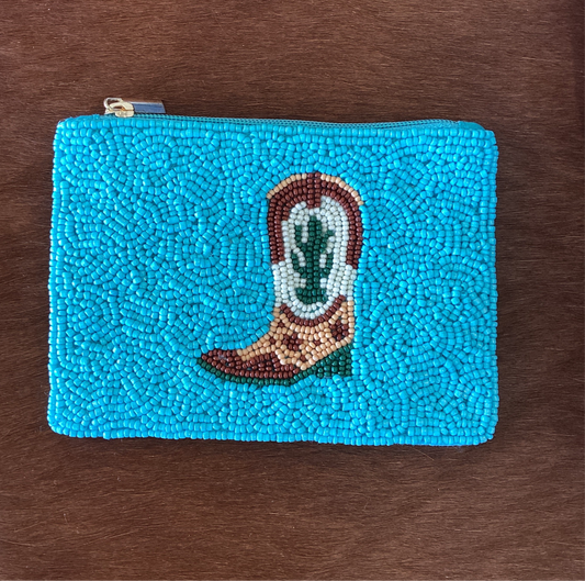 Beaded Boot Bag