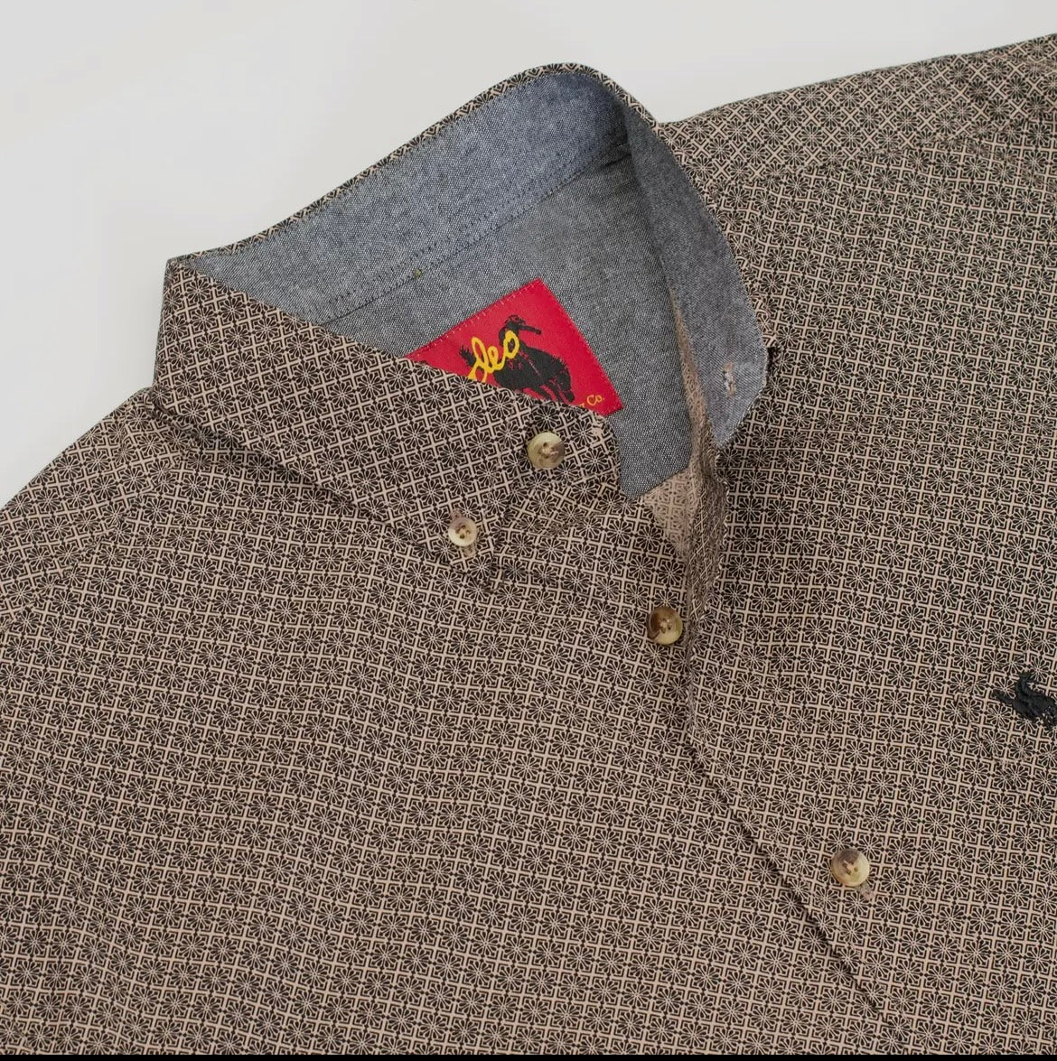 Brown Button Up - Men’s