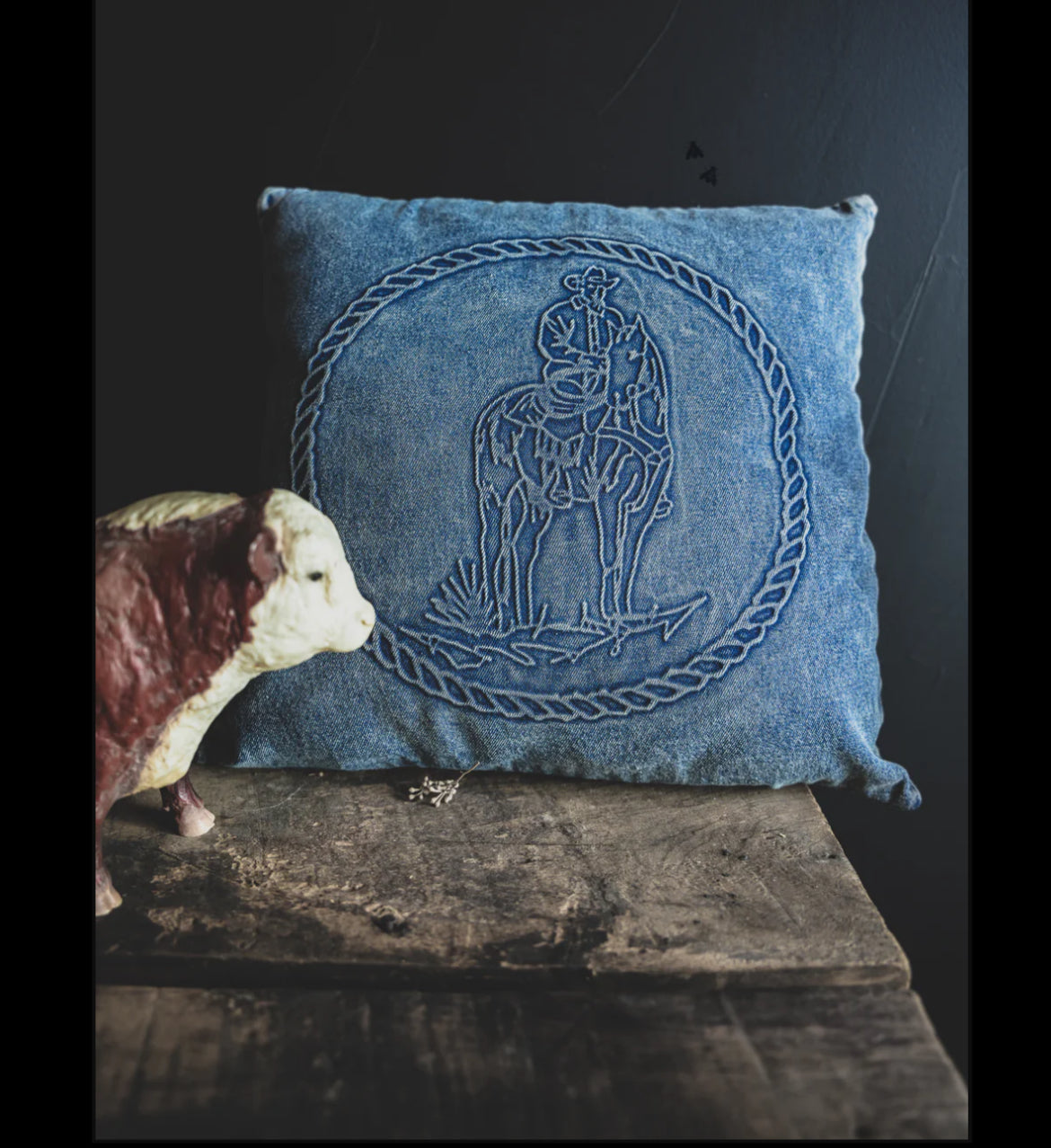 Denim Pillow Cover