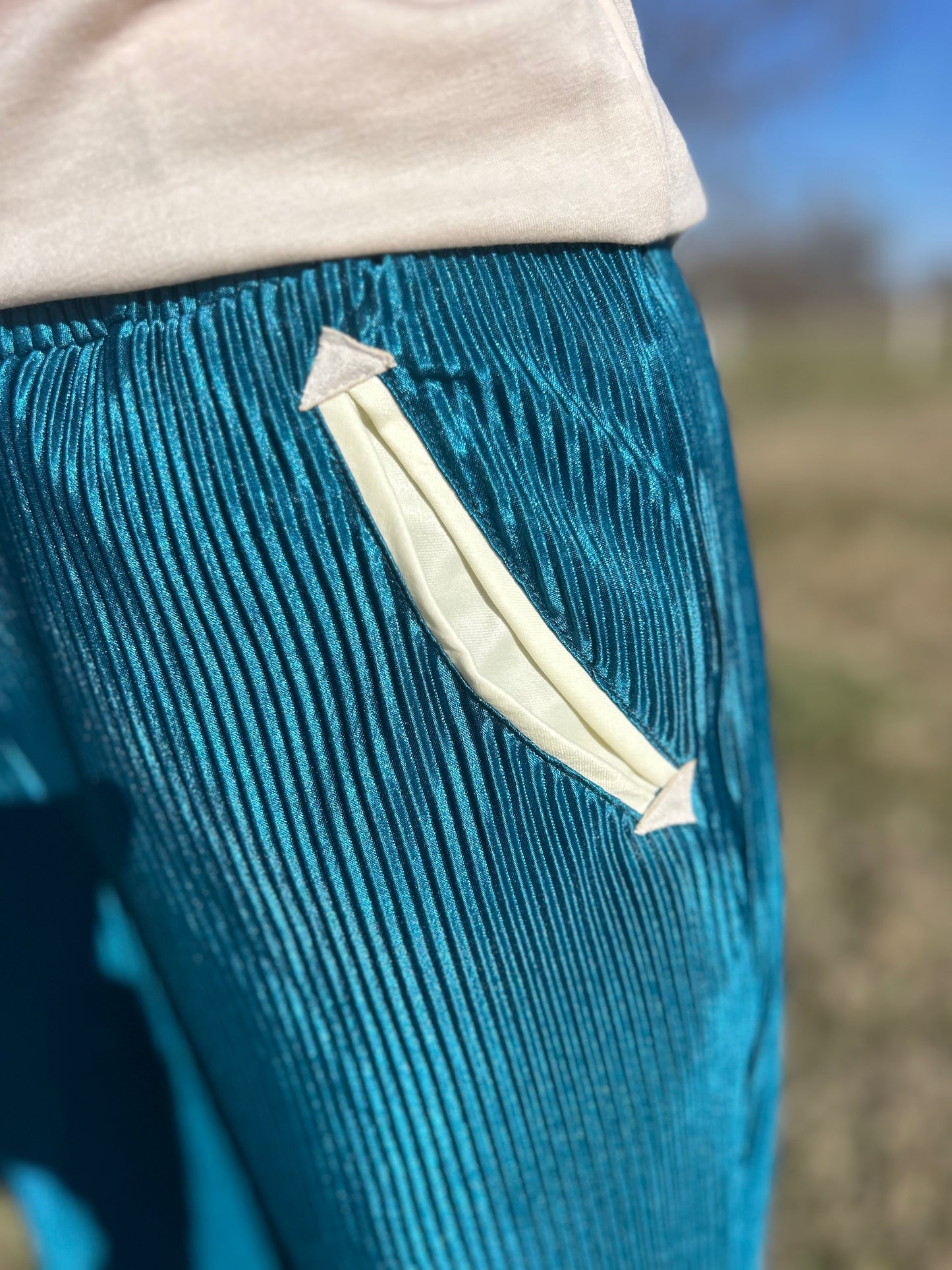 Plisse Pant