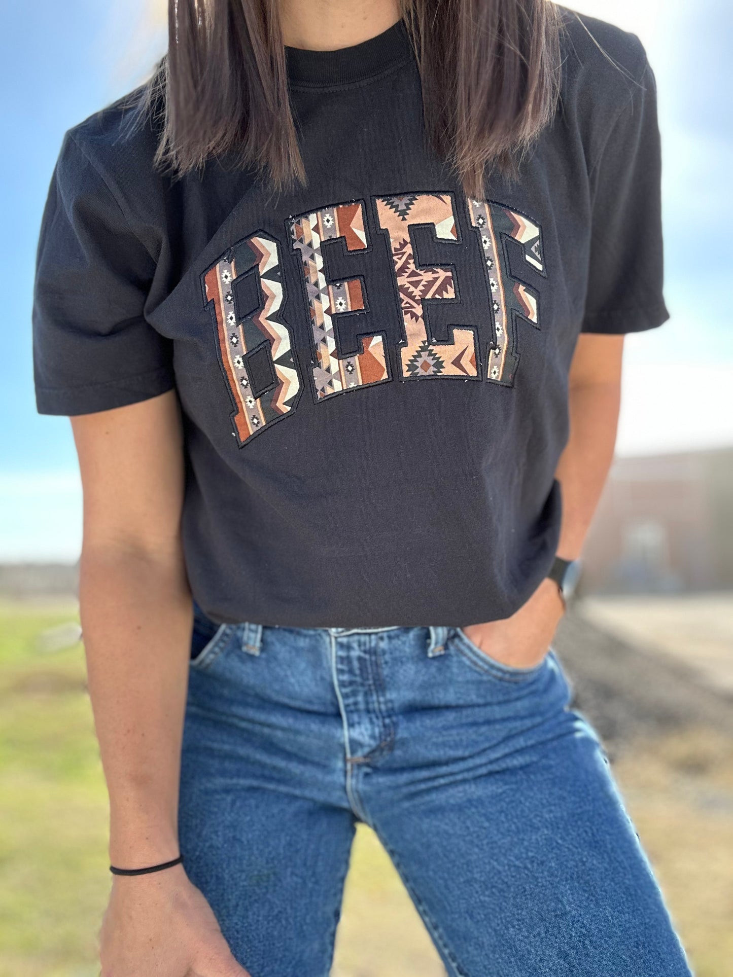 Beef Embroidered Tee
