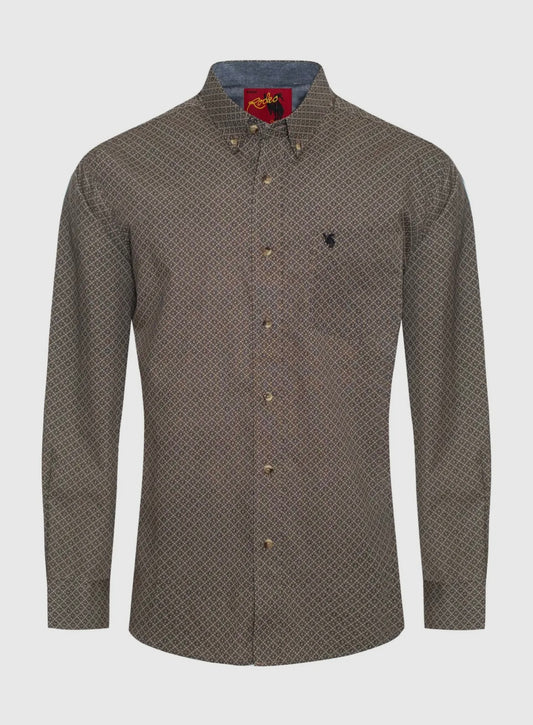 Brown Button Up - Men’s