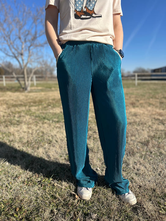 Plisse Pant