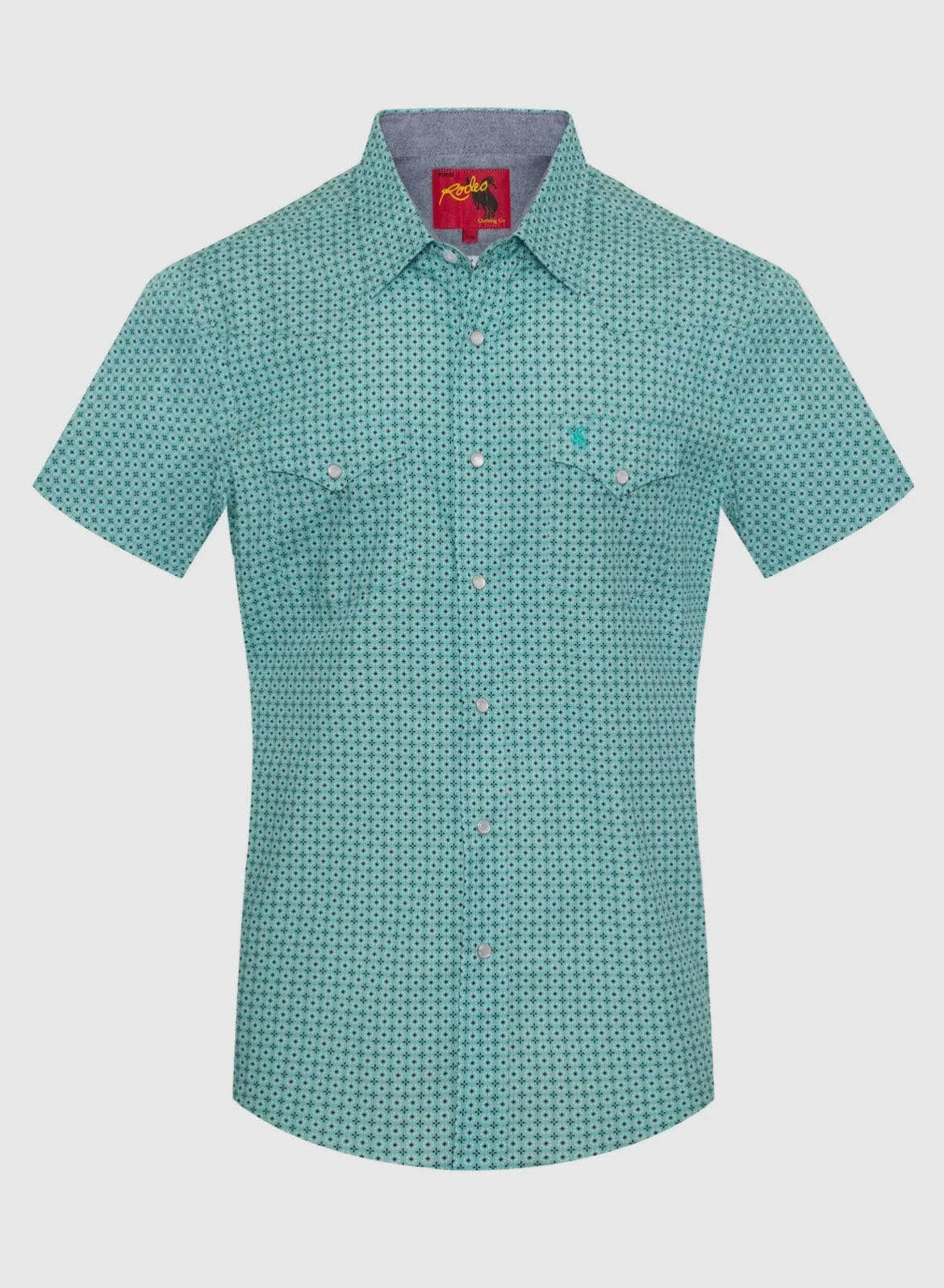 Teal Button Up - Mens