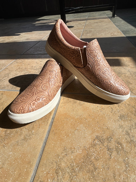 Tooled Slip-On Shoe