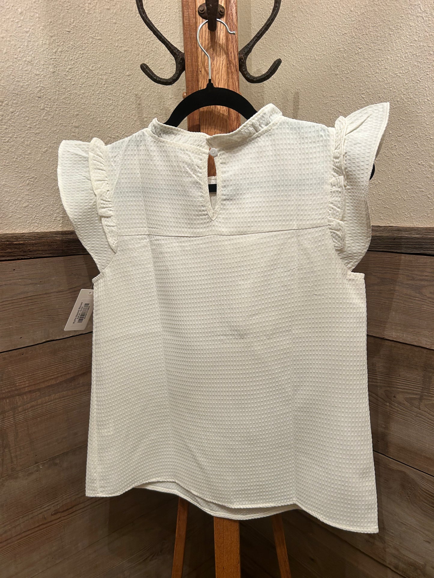 Ruffle Sleeve Blouse